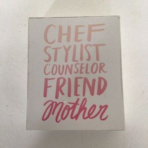 MOTHERS DAY WOODEN DECOR SIGN